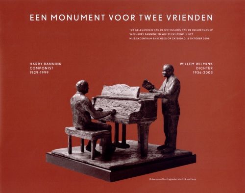 Aankondiging "Een monument voor twee vrienden"